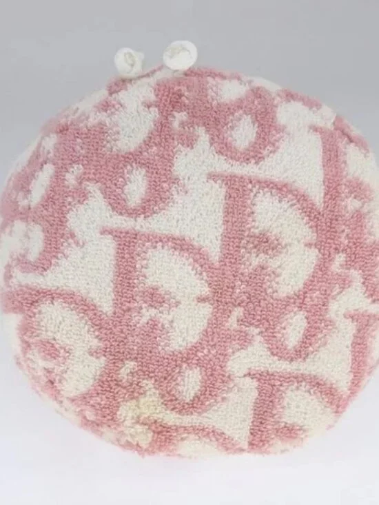 Christian Dior Purse Pouch Pile Pink White Auth - Picture 6 of 16